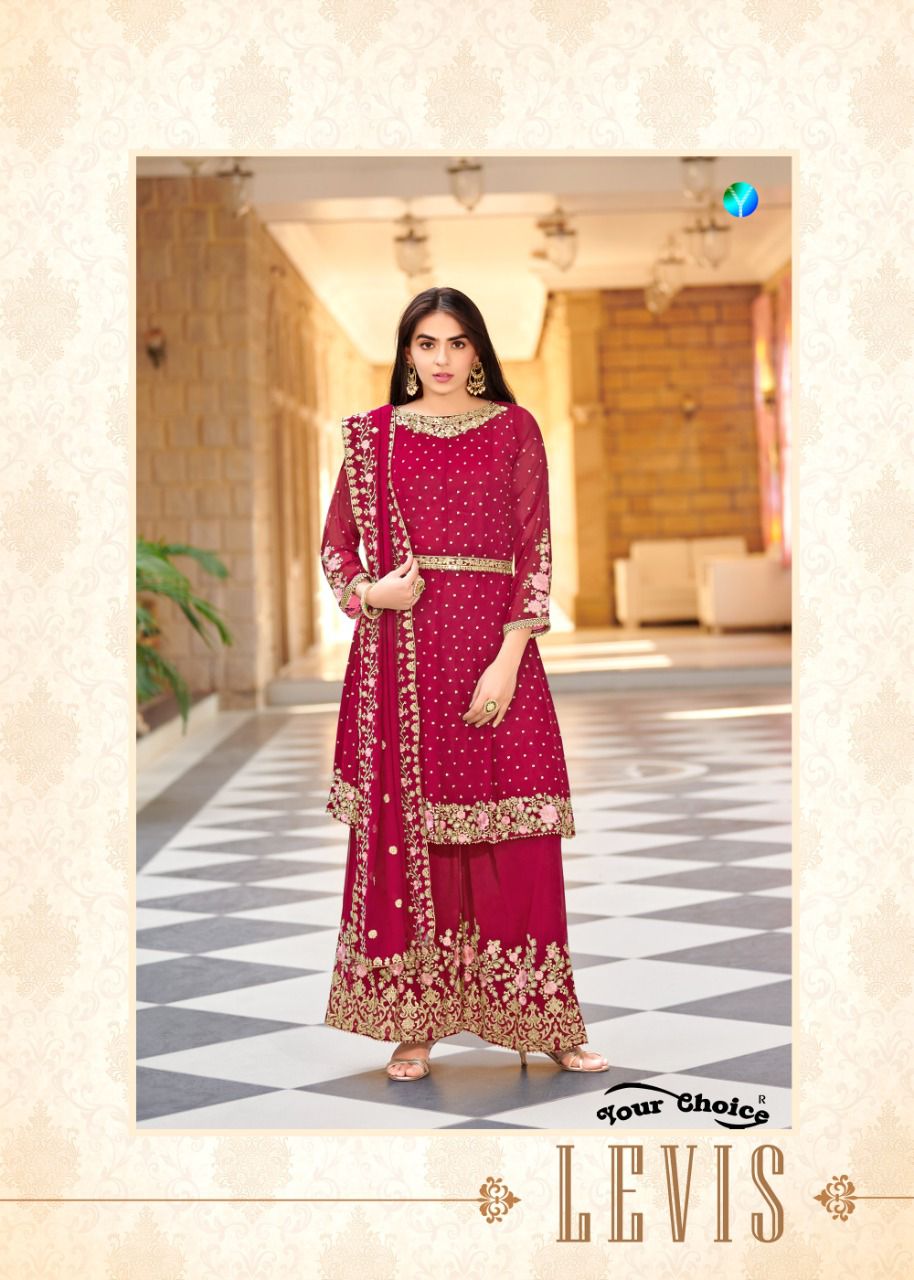 Levis Fancy Festive Wear Designer Latest Belt with Salwar Suit Collection